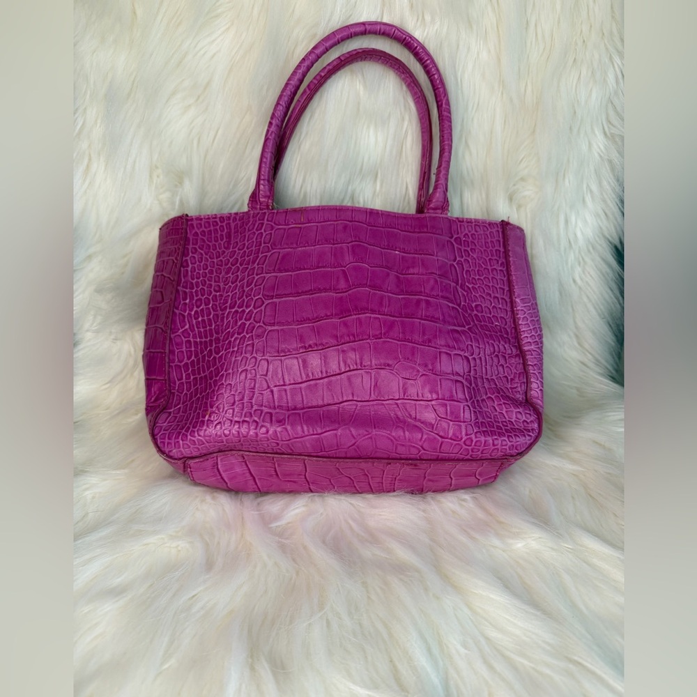 Express Vintage Crocodile-Embossed Women's Bag
